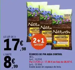 E.Leclerc Aqua - écorces de pin control offre