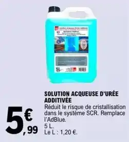 E.Leclerc Adblue - solution acqueuse d'uree additivee offre