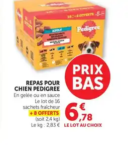 Bi1 PEDIGREE Repas pour chien offre
