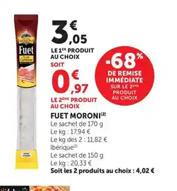 Bi1 MORONI Fuet offre