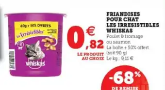 Hyper U Friandises Pour Chat offre