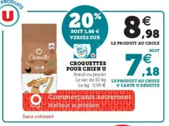 Hyper U Croquettes Pour Chien U offre