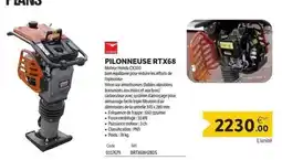 DomPro Altrad - pilonneuse rtx68 offre