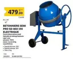 DomPro Semise pro sd-mix 190 electrique offre