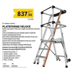 DomPro Plateforme veloce offre