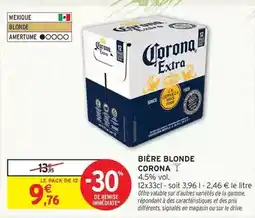 Intermarché Corona - bière blonde offre