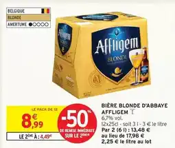 Intermarché Affligem - bière blonde d'abbaye offre