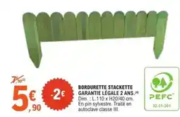 E.Leclerc Dim - bordurette stackette garantie légale 2 ans offre