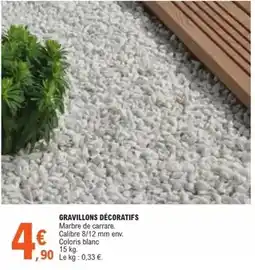 E.Leclerc Gravilons décoratifs offre