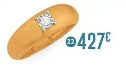 E.Leclerc Bijoux Bague diamant 0,05 ct, taille 56, 2 ors offre