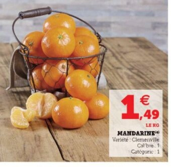 Hyper U Mandarine offre