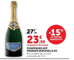 Bi1 Champagne aop vranken demoiselle eo offre