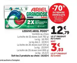 Bi1 ARIEL PODS Lessive offre