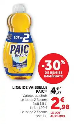 Bi1 PAIC Liquide vaisselle offre