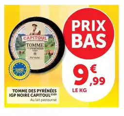 Bi1 Tomme des pyrénées igp noire capitoul offre