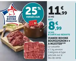Bi1 Viande bovine bourguignon a mijoter offre