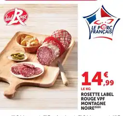 Bi1 Rosette label rouge vpf montagne noire offre