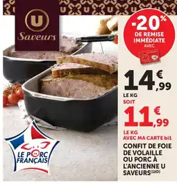Bi1 Confit de foie de volaille ou porc à l'ancienne u saveurs offre