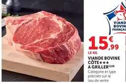 Bi1 Viande bovine côte a griller offre