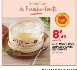 Bi1 Mini mont-d'or aop les monts de joux offre