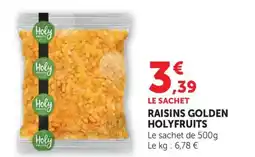 Bi1 HOLYFRUITS Raisins golden offre