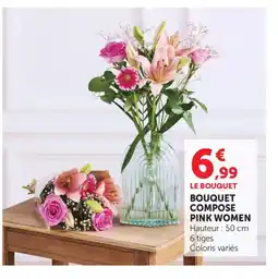 Bi1 Bouquet compose pink women offre