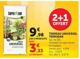Bi1 TERRASAN Terreau universel offre