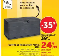Bi1 Coffre de rangement alpha offre