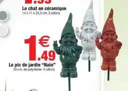 Bazarland Le pic de jardin Nain offre
