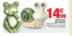 Bazarland Animal avec yeux solaires offre