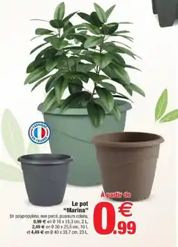 Bazarland Le pot Marina offre