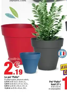 Bazarland Le pot Patio offre