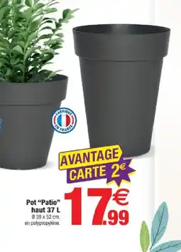 Bazarland Pot Patio haut offre