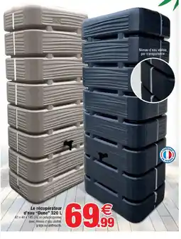 Bazarland Le récupérateur d'eau Dune offre