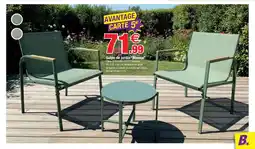 Bazarland Salon de jardin Bianca offre