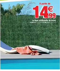 Bazarland La haie artificielle 36 brins offre