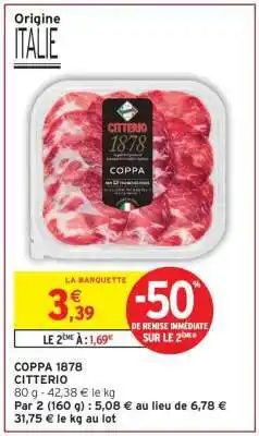 Intermarché COPPA 1878 CITTERIO offre