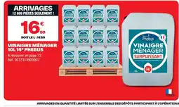 Brico Dépôt PHEBUS Vinaigre ménager offre