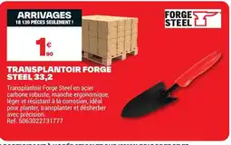 Brico Dépôt FORGE STEEL Transplantoir forge steel offre