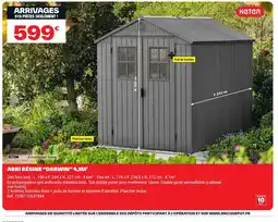 Brico Dépôt KETER Abri résine darwin offre
