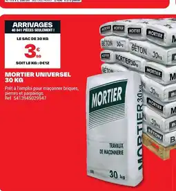 Brico Dépôt Mortier universel offre