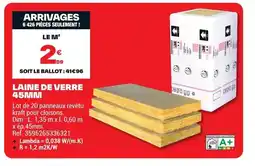 Brico Dépôt Laine de verre 45mm offre