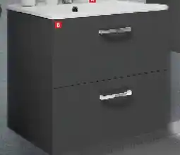 Brico Dépôt Meuble a suspendre aruna gris offre