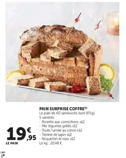 Super U Pain surprise coffre offre