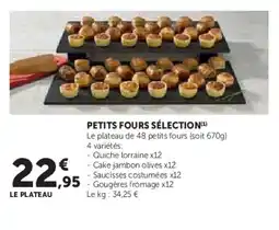 Super U Petits fours sélection offre