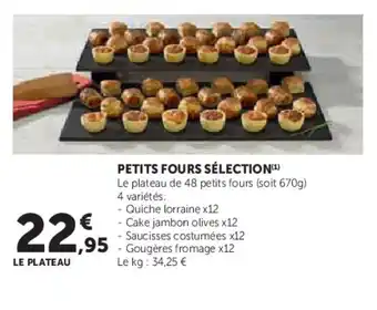 Petits fours sélection