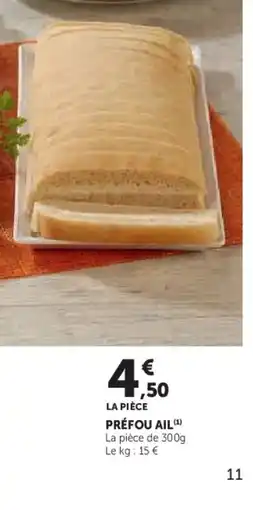 Super U Préfou ail offre