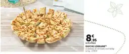 Super U Quiche lorraine offre