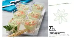 Super U Verrines duo de saumon citron et aneth offre
