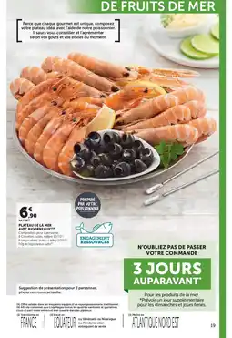 Super U Plateau de la mer avec bigorneaux offre